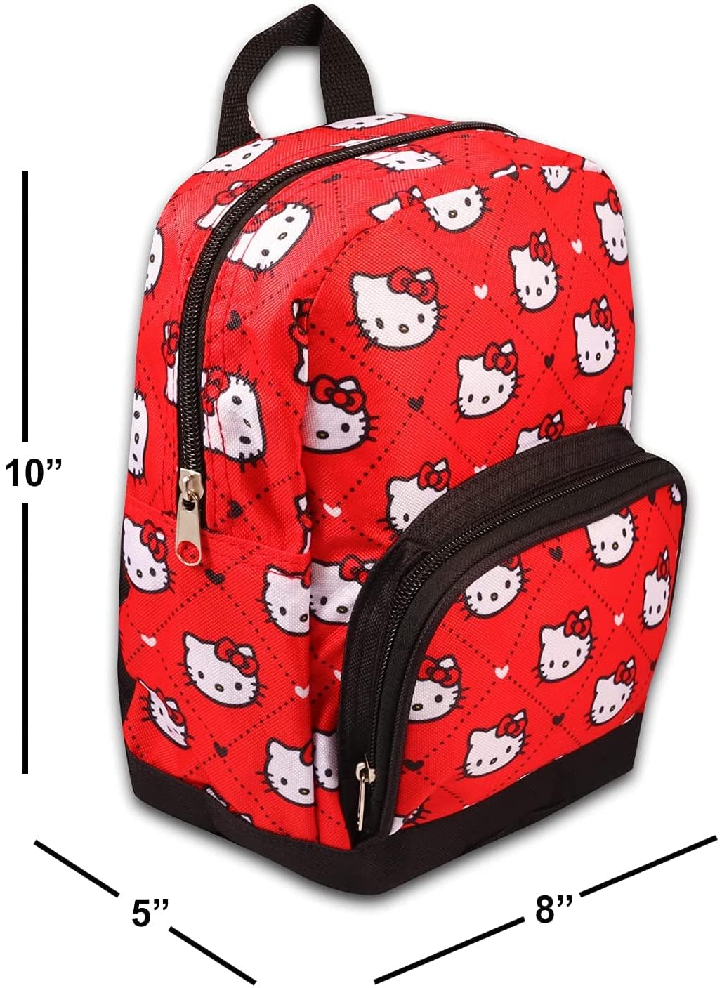 Hello Kitty Backpack for Girls & Toddlers - Cute Preschool Backpack with Mini Backpack & Stickers Set - Perfect for School, Daycare & Travel Accessories | Fast Forward New York
