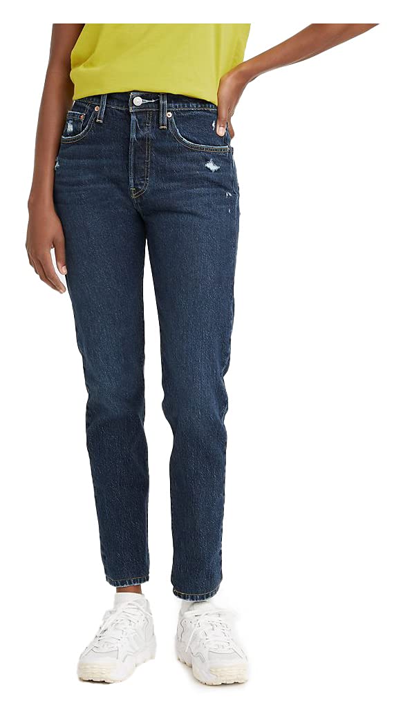 Levi's Women's 501 Skinny Jeans - High Waist Stretch Denim Pants for Everyday Wear & Casual Outfits