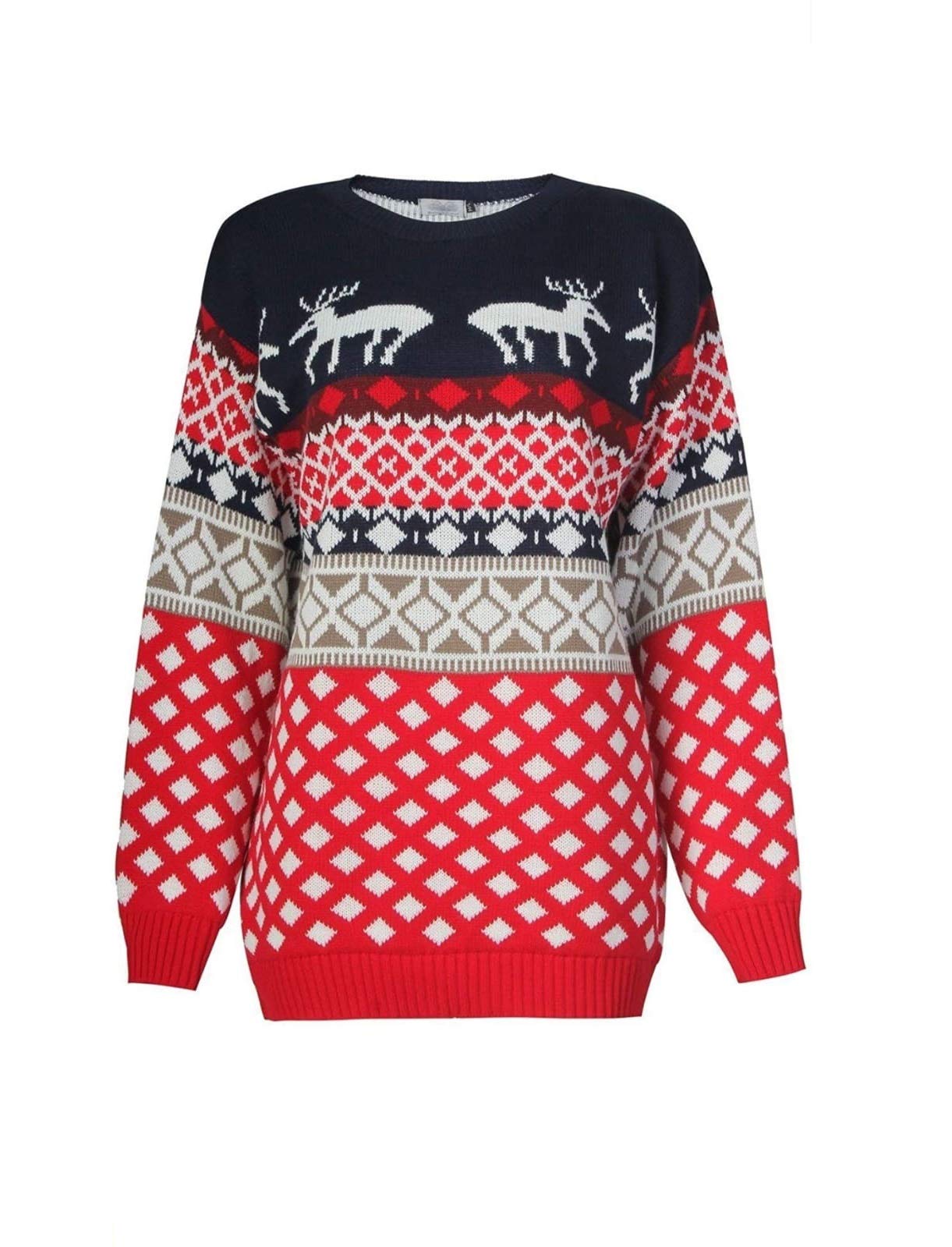 Festive Christmas Sweaters for Men & Women - Rudolph Reindeer, Pom Pom & Snowflake Holiday Knitwear - Perfect for Ugly Sweater Parties & Cozy Winter Gatherings