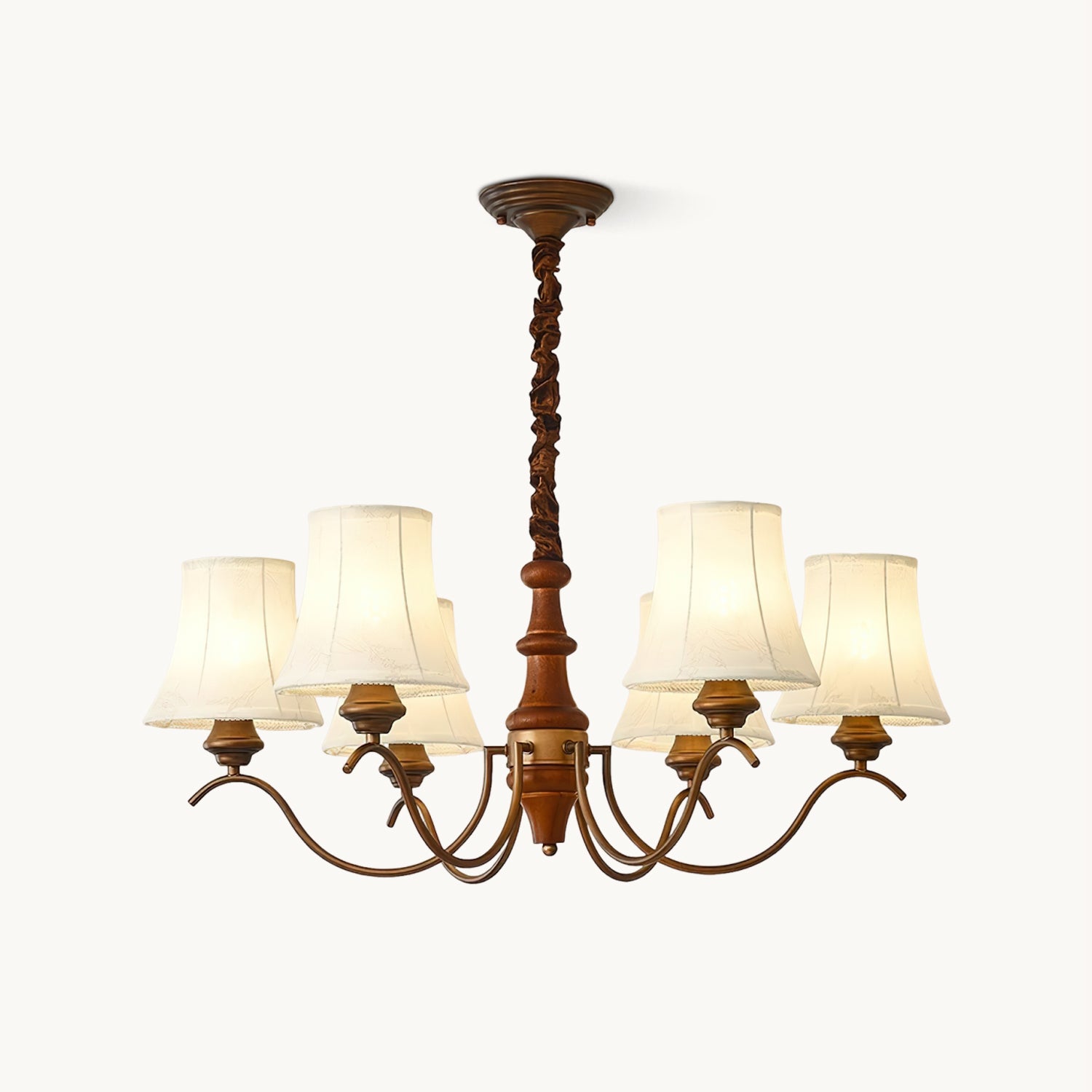 Grove Haven Chandelier - Elegant Crystal Ceiling Light Fixture for Dining Room, Living Room & Bedroom | Modern Home Decor Lighting