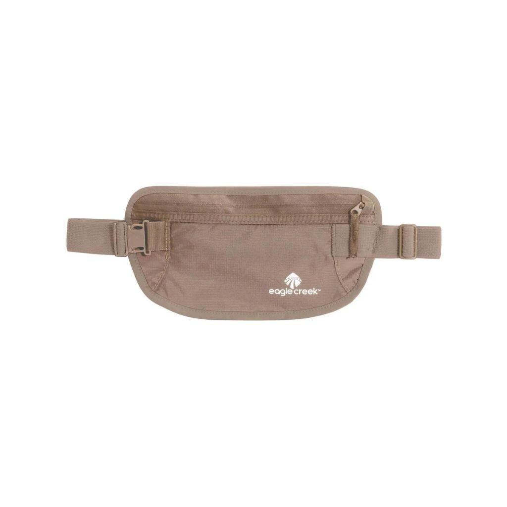 Eagle Creek Undercover Money Belt - Secure Travel Wallet for Cash & Cards | Khaki | Perfect for International Travel, Hiking & Daily Commute