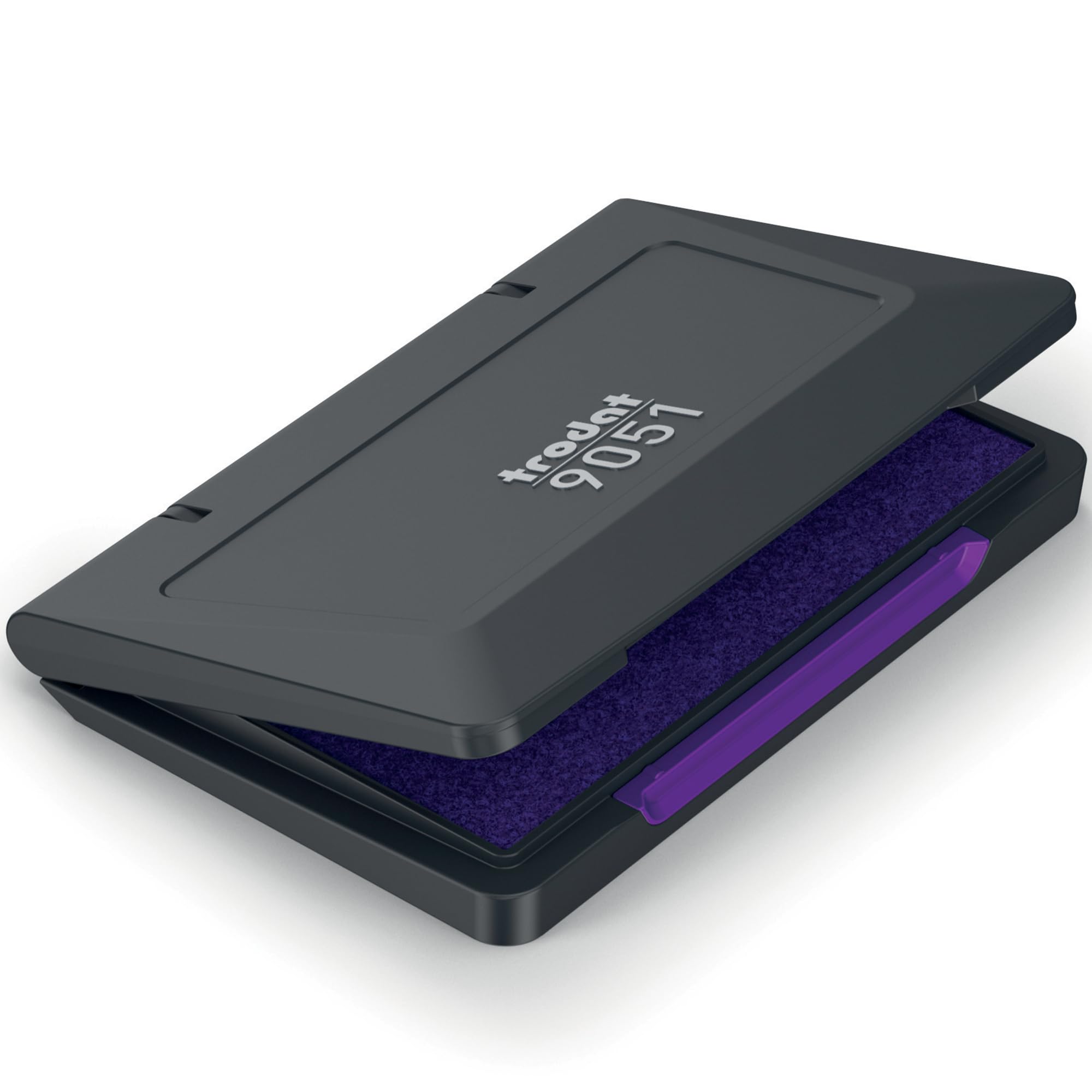 Trodat 9051 Purple Ink Stamp Pad for Business - Self-Inking, Durable & Mess-Free - Perfect for Office Documents, Contracts & Notary Use