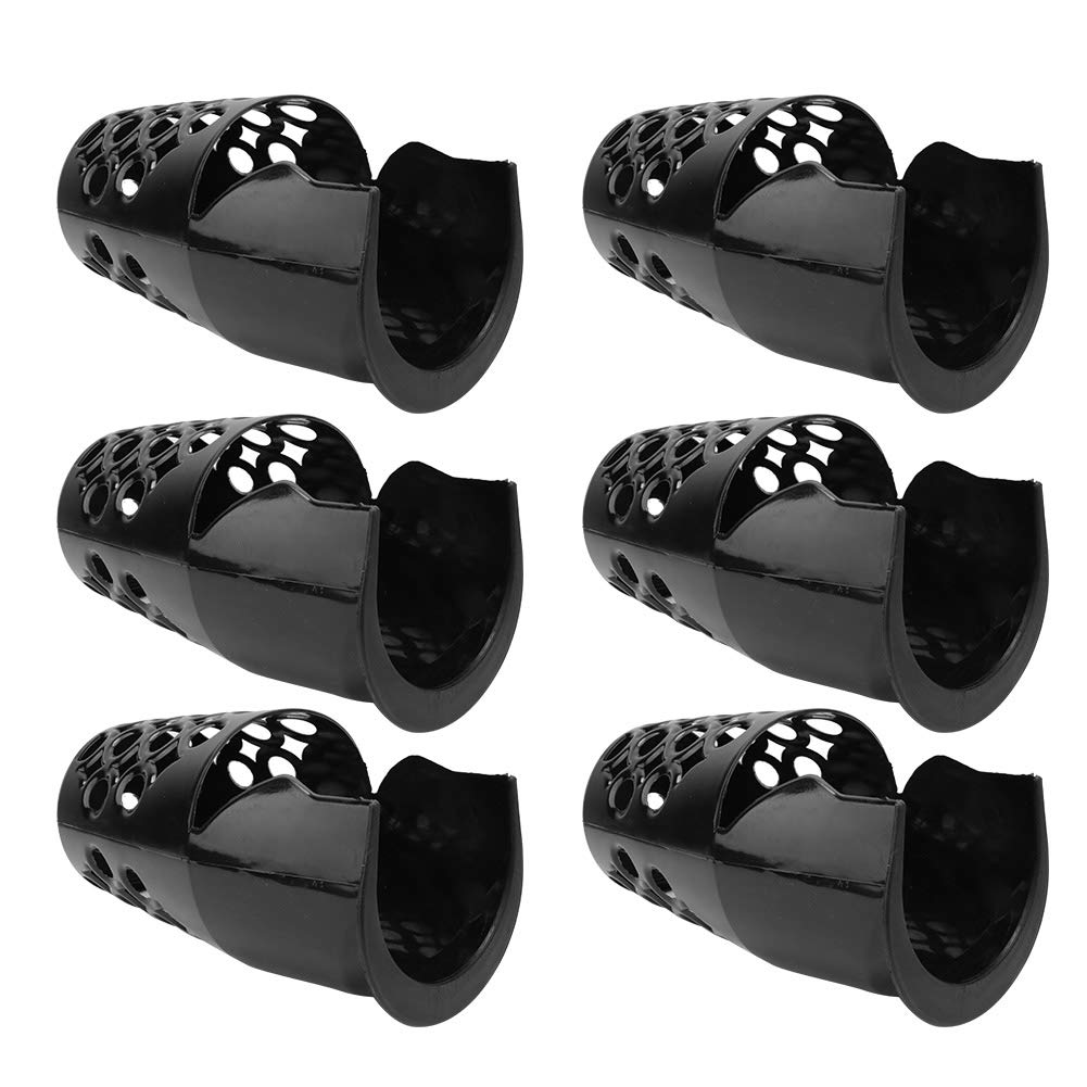 6PCS Plastic Snooker Baskets - Durable Pool Table Pockets for Billiards & Snooker (24cm) - Convenient Storage Solution for Game Rooms, Bars, and Home Entertainment Spaces