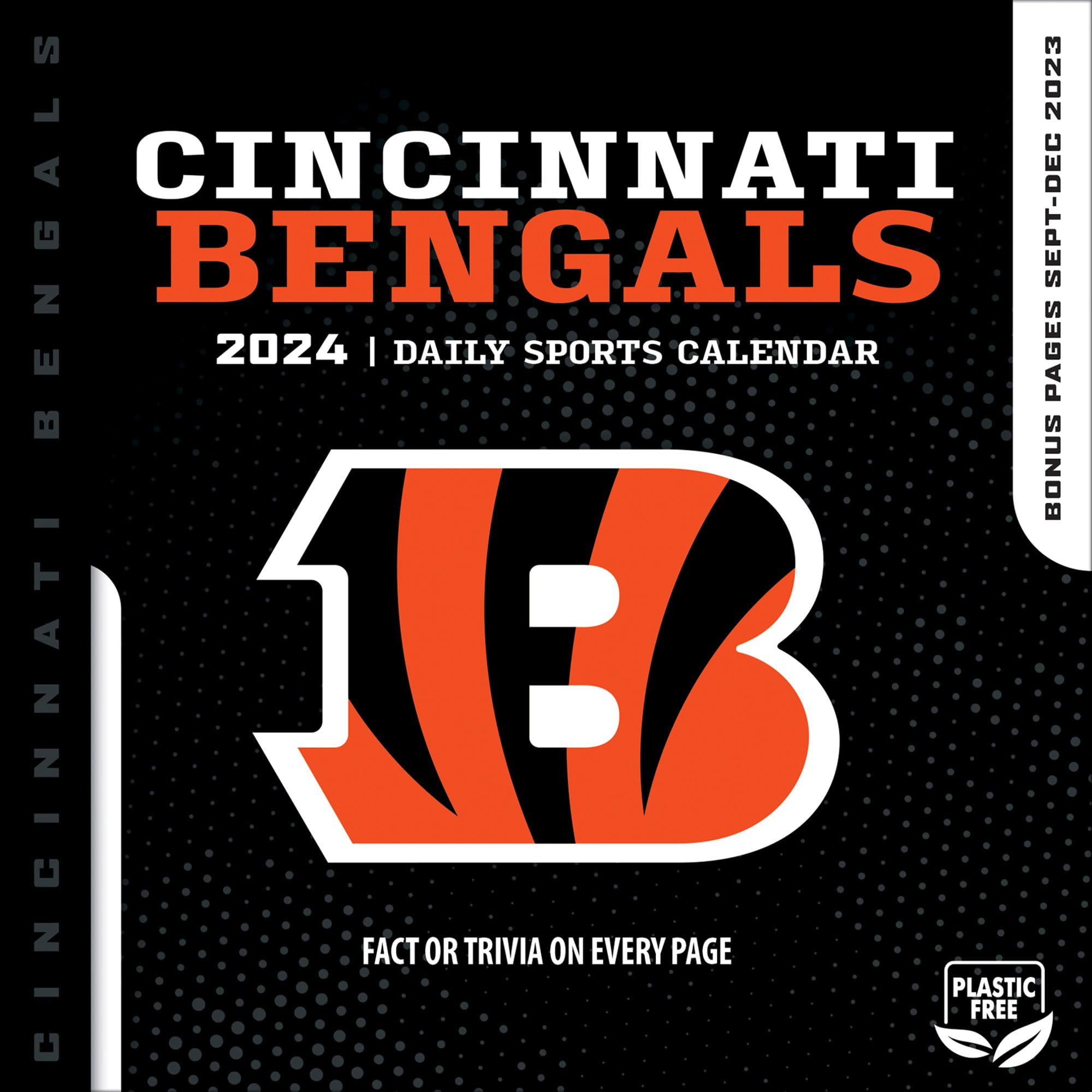 Turner Sports Cincinnati Bengals 2024 Monthly Box Calendar - Official NFL Team Wall Planner - Perfect for Football Fans, Office Decor & Home Organization (24998053034)