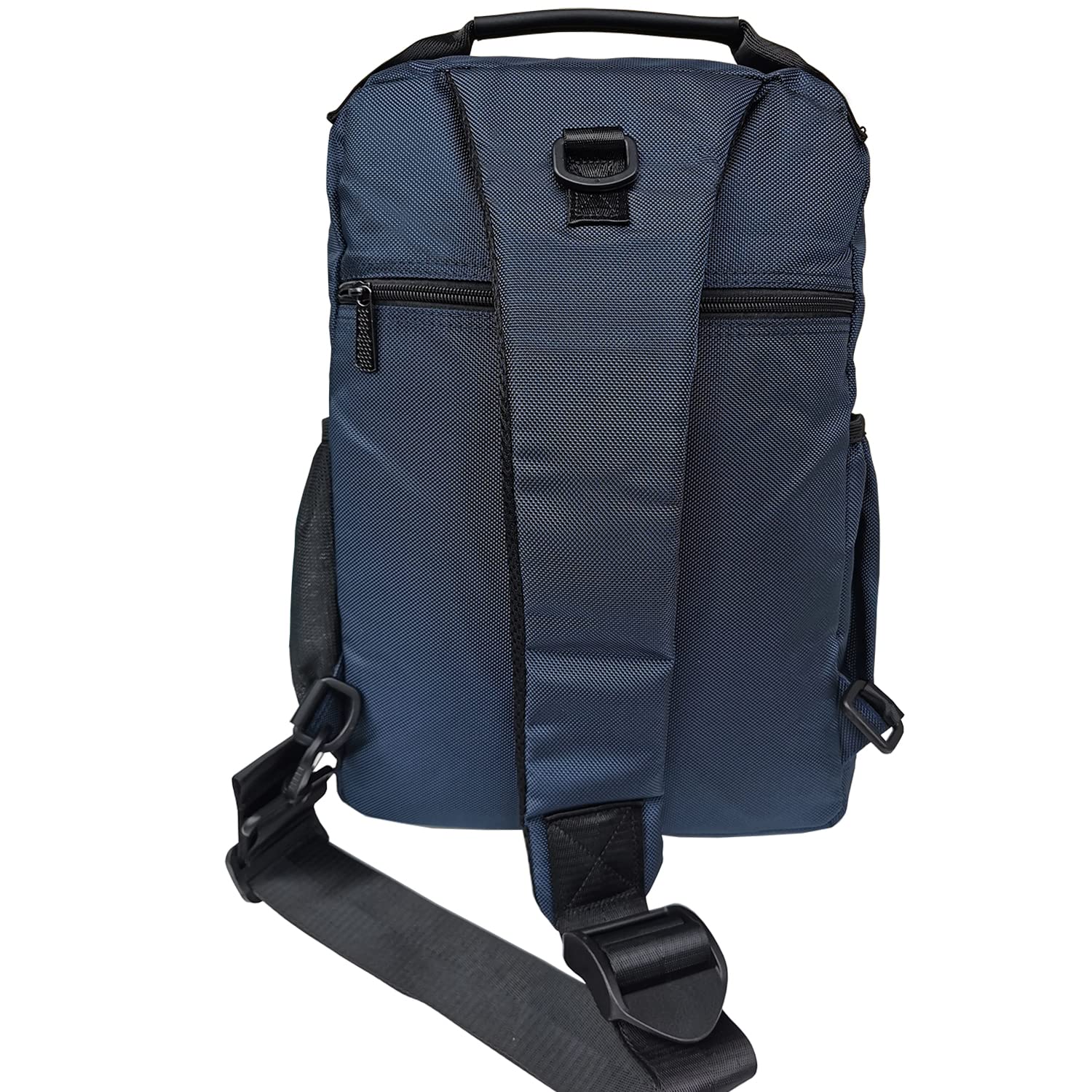 Large Sling Bag for Laptop - Crossbody Messenger Backpack with Shoulder Strap - Travel Rucksack (Black) - Perfect for Commuting, Work & Outdoor Adventures
