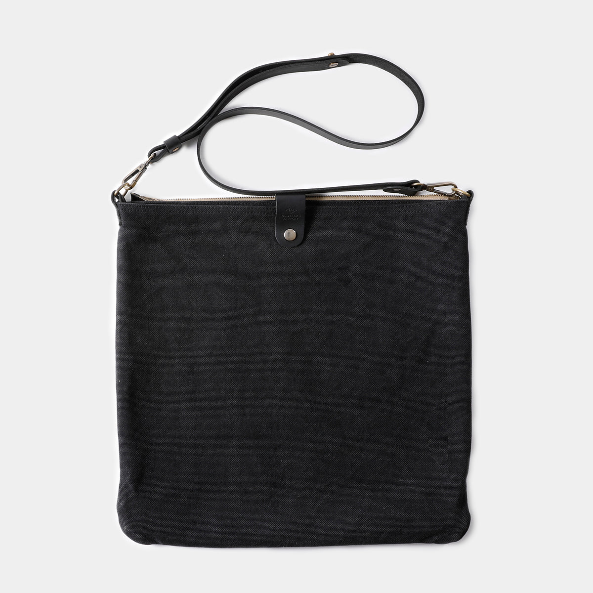 TRAVELER'S COMPANY Canvas Shoulder Bag - Medium Size, Black | Durable & Stylish Travel Bag for Commuting, Hiking & Daily Use
