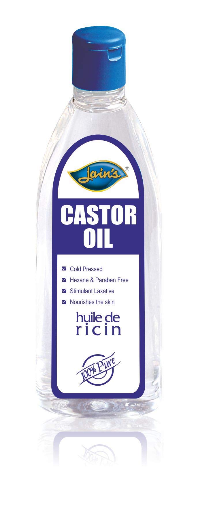 Pure Jain's Castor Oil 200ml - Cold Pressed, Hexane Free for Hair Growth, Eyelashes & Skin Care | Natural Moisturizer for Dry Scalp & Beard | Perfect for DIY Beauty Treatments & Massage Therapy