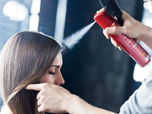 Professional Hair Shining Spray & Fixing Mist for Women - Extreme Hold, Long Lasting, Extra Shine for All Hair Styles - Includes 1 Paddle Hair Brush (420ml) - Perfect for Daily Styling, Special Occasions & Salon-Quality Results at Home