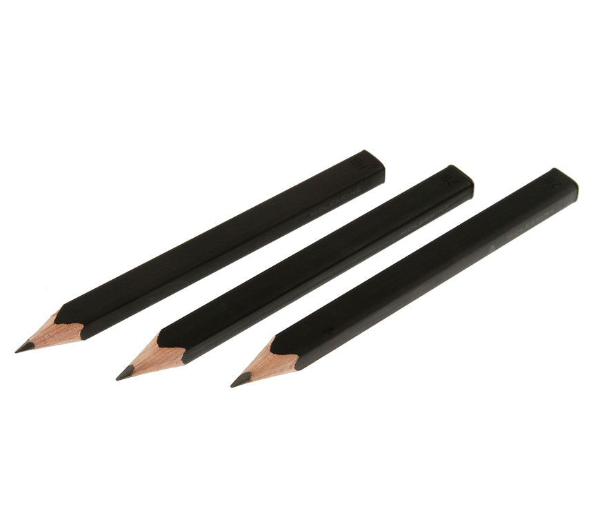 Premium Moleskine Graphite Pencils - Set of 3 for Sketching, Writing & Note Taking - Ideal for Artists, Students & Professionals