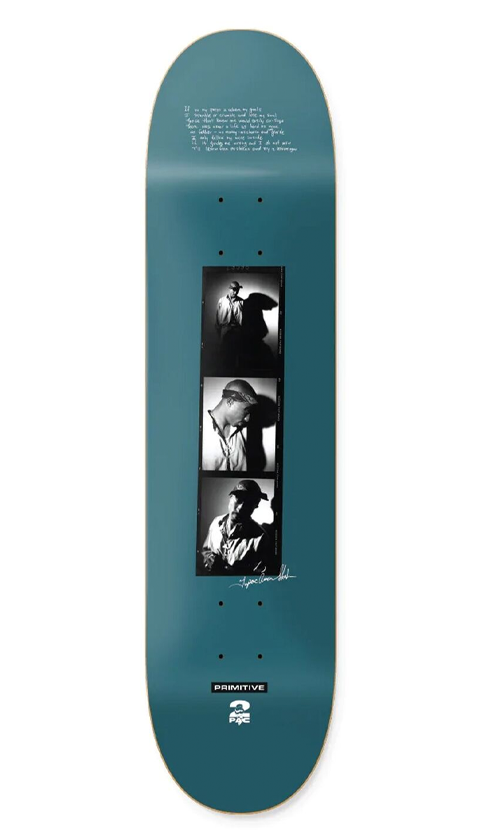 Primitive X Tupac Shadows Skateboard Deck 8.125