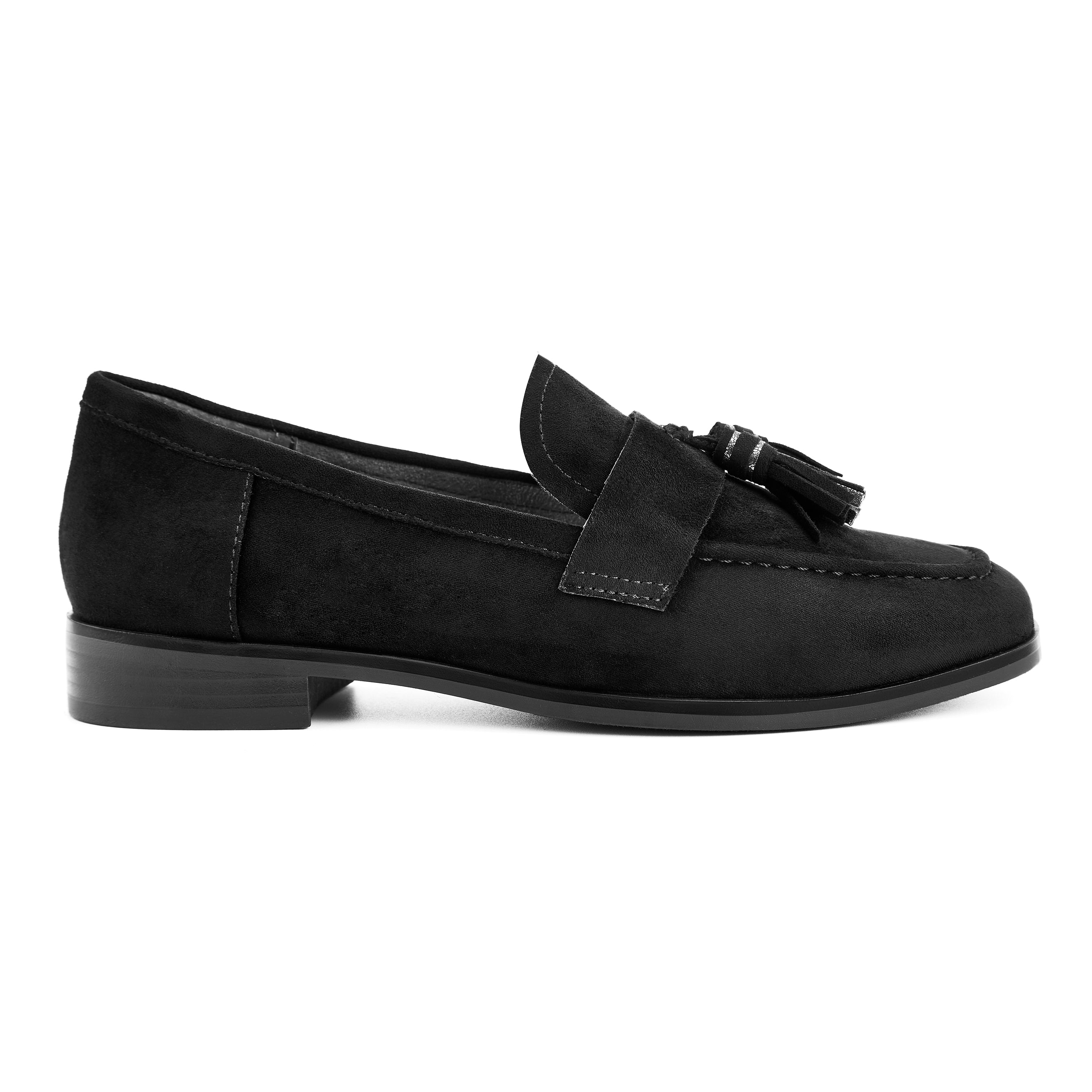Black Vegan Suede