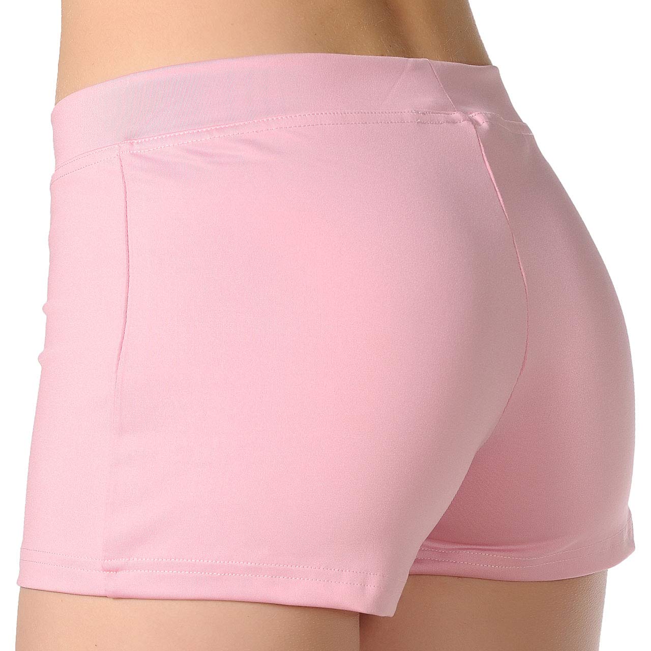 Low Rise Boy Cut Shorts for Women - Stretchy Spandex Activewear for Yoga, Dance & Workout - Perfect for Gym, Running & Fitness Training