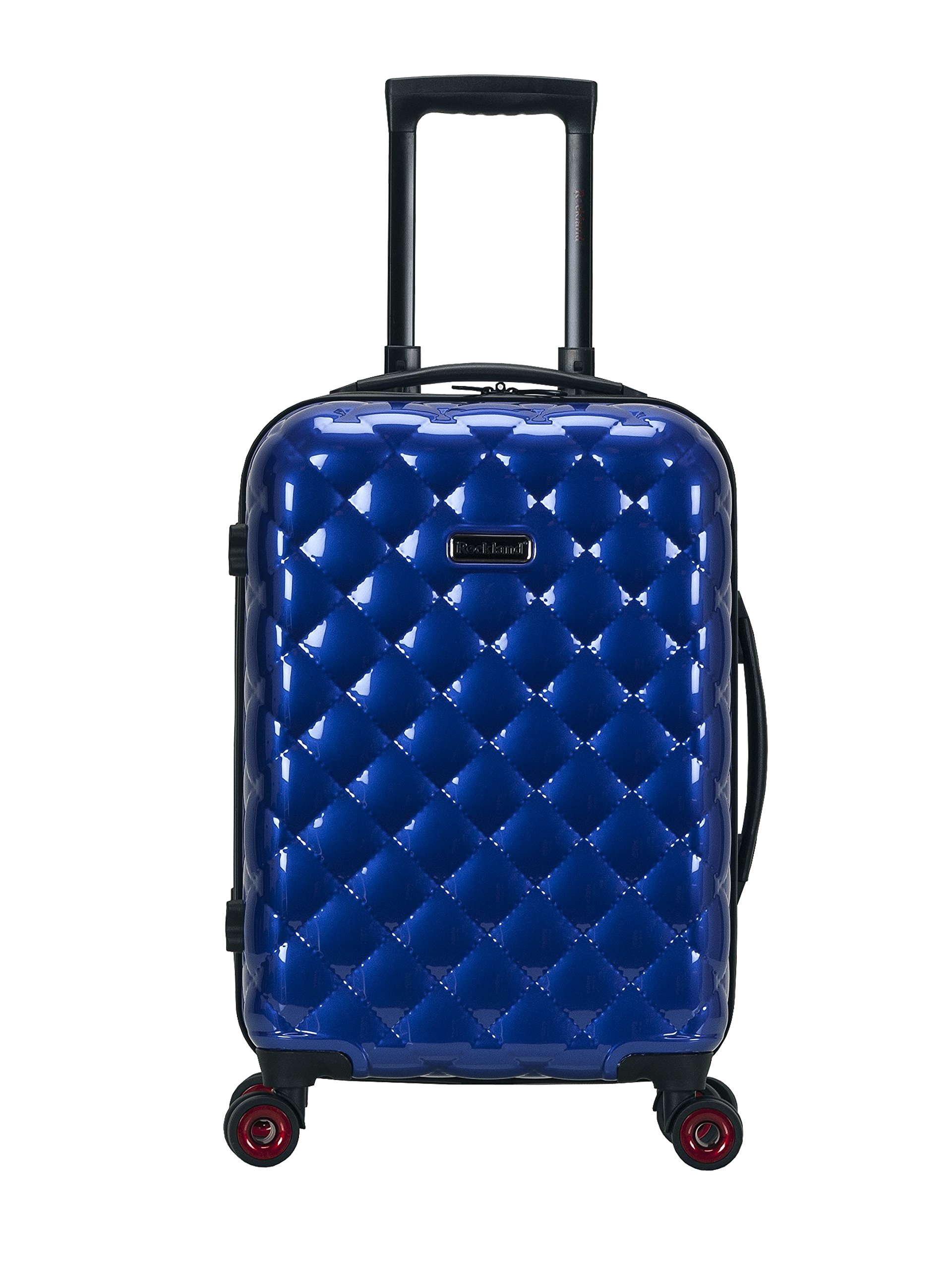 Rockland Expandable Hardside Spinner Wheel Luggage Set - 3-Piece (20/24/28 Inch) Blue Suitcase for Travel, Business Trips & Family Vacations | Durable Lightweight Luggage with 360° Wheels & TSA Lock