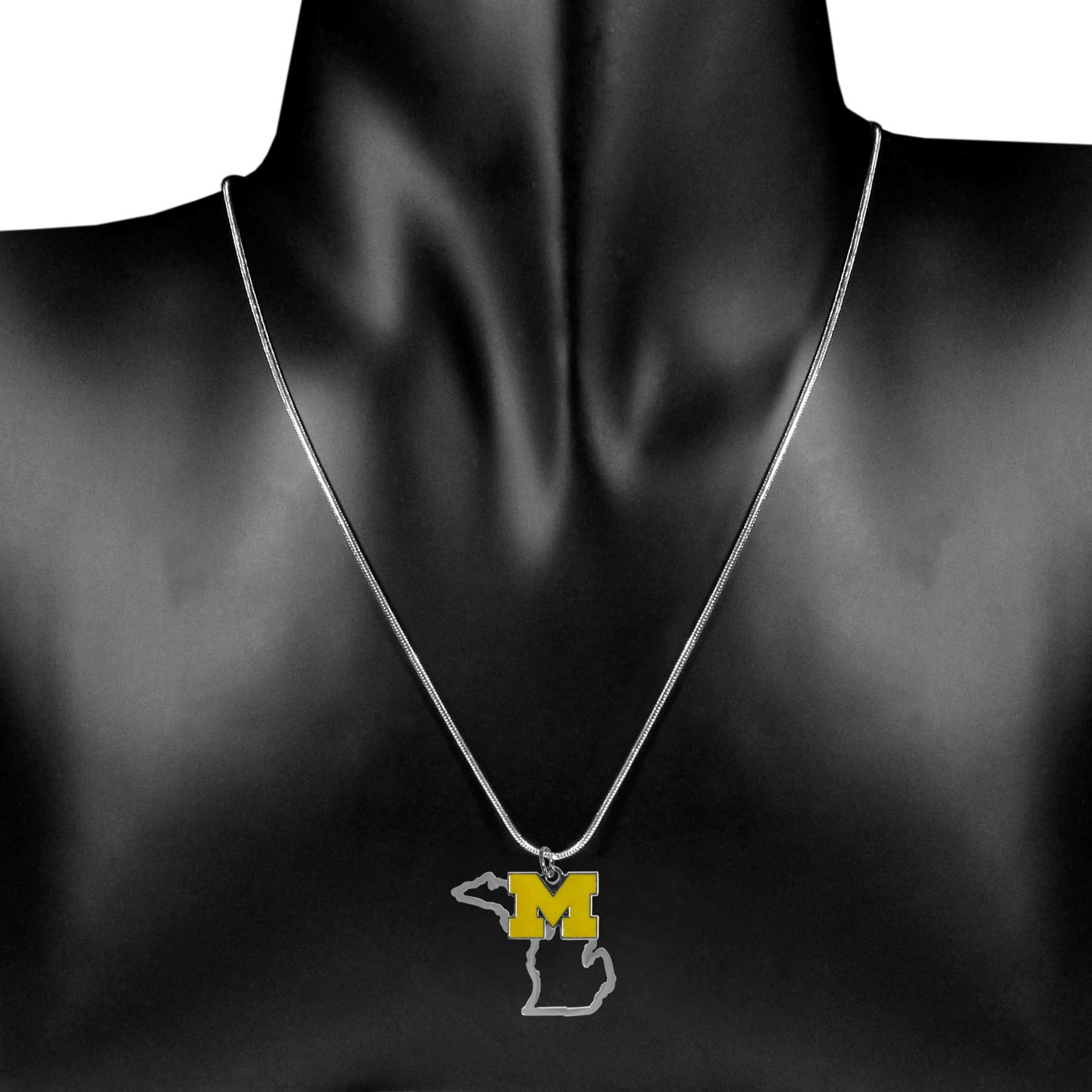 NCAA Unisex State Charm Necklace - Perfect for College Sports Fans & Alumni Gifts - Game Day, Graduation & School Spirit Accessories