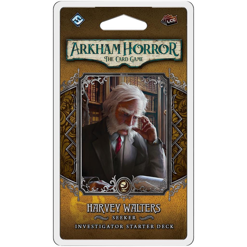 Arkham Horror LCG Harvey Walters Investigator Pack - Expansion for Arkham Horror Card Game - Perfect for Horror Themed Game Nights & Lovecraftian RPG Adventures
