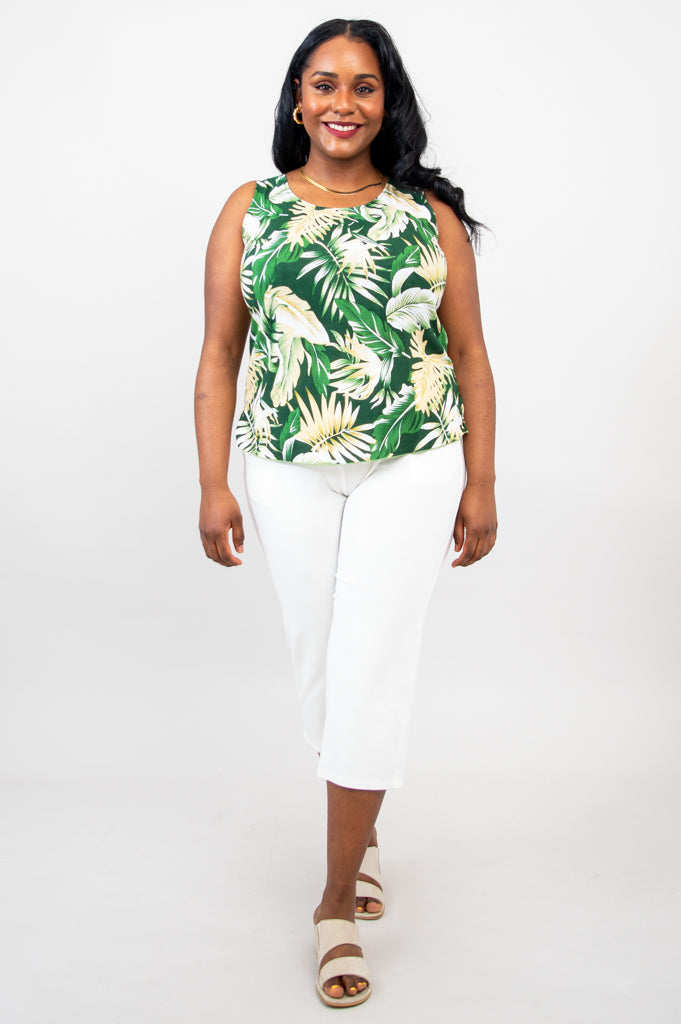 Dee Tank Top for Women - Comfortable & Stylish Honolulu Print Summer T-Shirt - Perfect for Beach Vacation, Casual Outings & Hawaiian Theme Parties