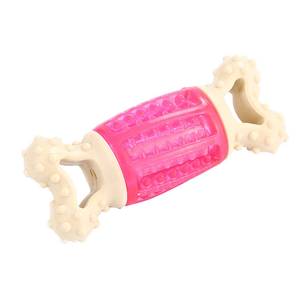 1Pc Little Dog Face Pattern Bone Shape Pet Chew Toy - Squeaky Cartoon Dog Toy for Small & Medium Dogs - Durable Chew Bite Toy for Puppies - Green Pet Supplies (Ideal for Indoor Play & Teething Relief)