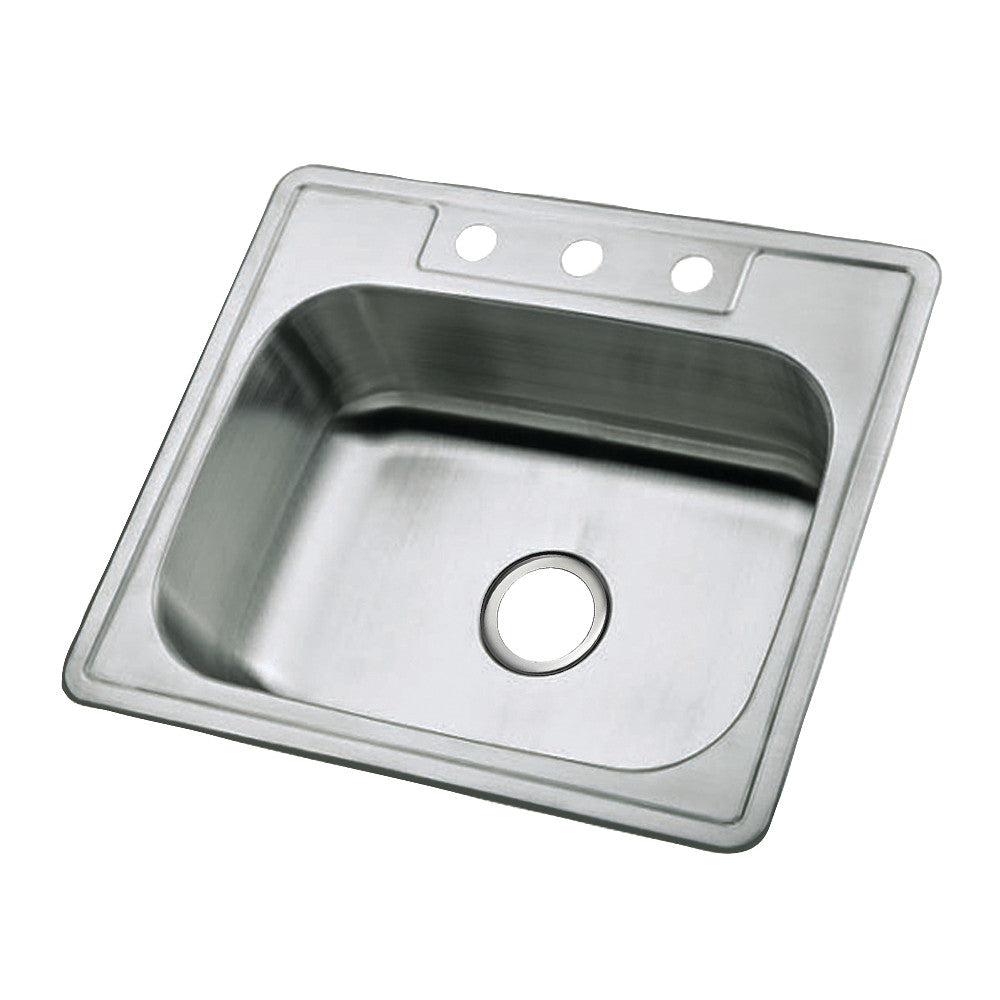 Gourmetier Studio Drop-In Kitchen Sink - Stainless Steel Undermount Sink for Modern Kitchens | Perfect for Food Prep, Dishwashing & Entertaining