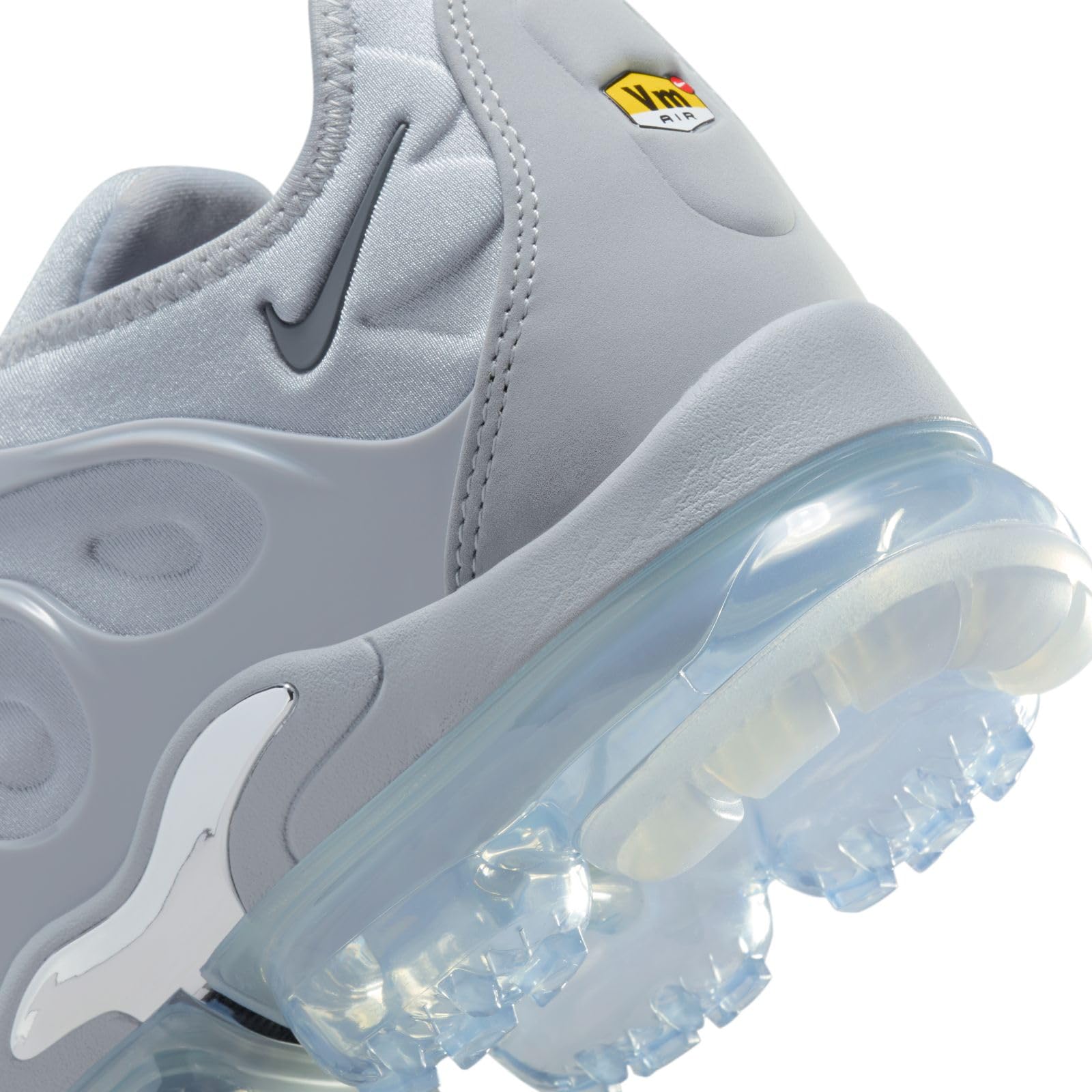 Nike Men's Air VaporMax Plus Running Shoes - Wolf Grey/Dark Grey - Size 14 M US - Lightweight Cushioned Sneakers for Jogging, Gym Workouts & Everyday Wear