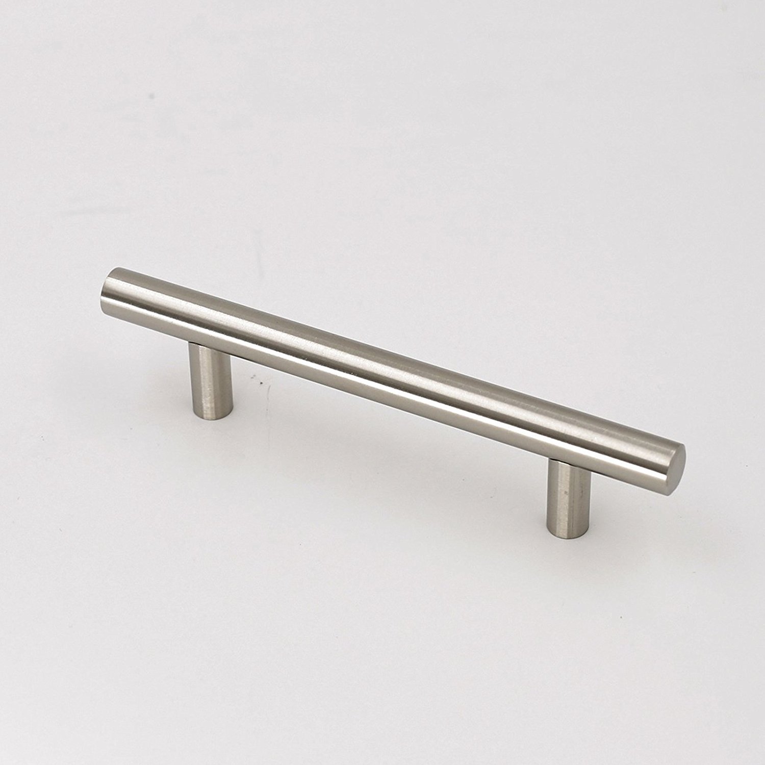 Brushed Nickel Modern Kitchen Cabinet Pulls 3.5 Inch - Stainless Steel T-Bar Drawer Handles for Closet, Dresser & Furniture (15 Pack) | Durable Cabinet Hardware for Home & Office Organization
