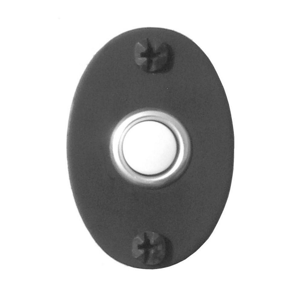 Vintage Black Iron Doorbell Button - Rustic Farmhouse Style Door Buzzer for Home & Office Entry - Perfect for Barn Doors, Cabin Entryways, and Industrial Decor