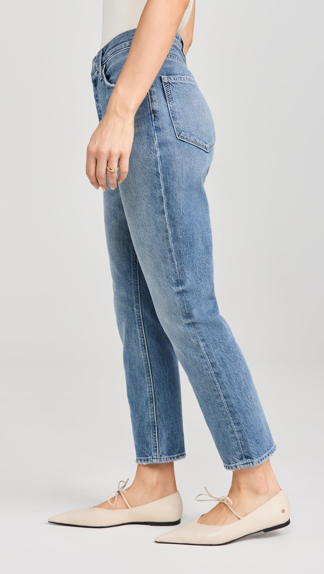 PAIGE Women's Billy Crop Jeans - High Waist Skinny Denim Pants for Casual & Work | Perfect for Everyday Wear, Office & Weekend Outfits