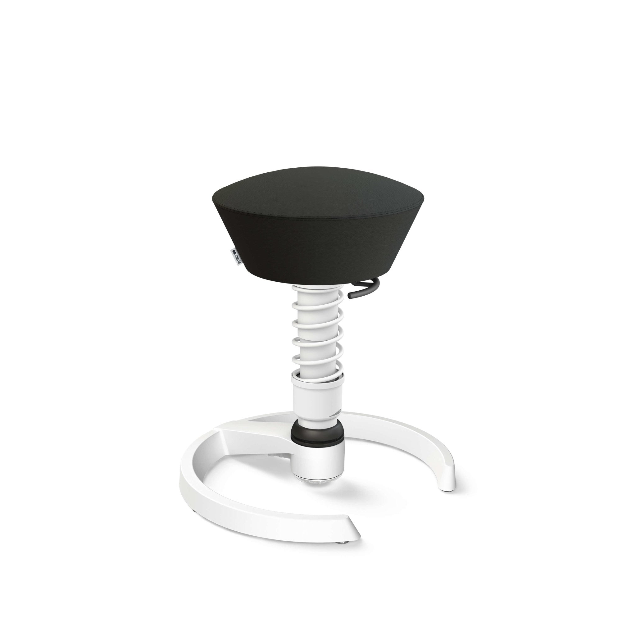 Aeris Swopper Active Sitting Stool - Ergonomic Glider Chair for Office & Home, White - Perfect for Desk Work, Gaming & Posture Support