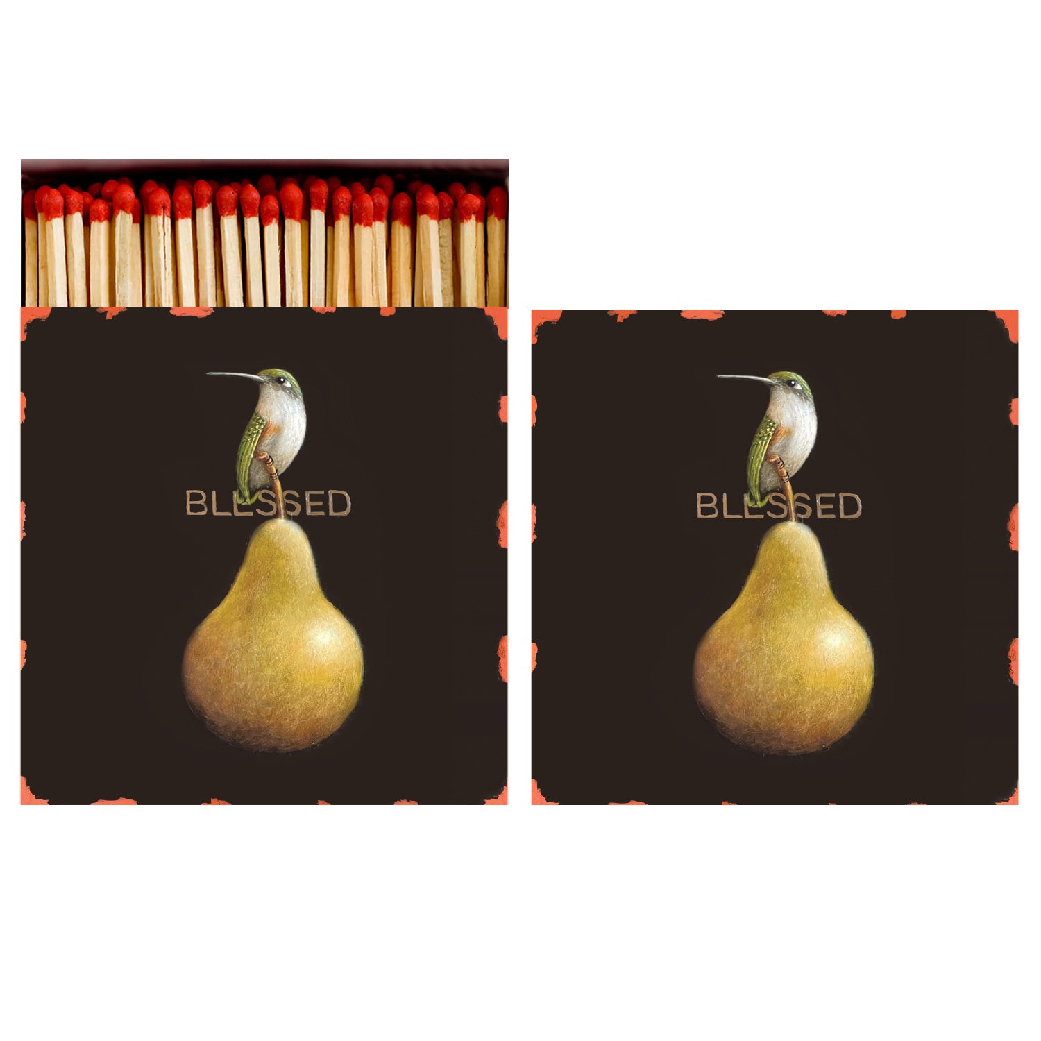 Blessed Matches - Premium Wooden Matches for Home, Camping & Fireplace Use - Safe & Long-Lasting Matches for Everyday Needs
