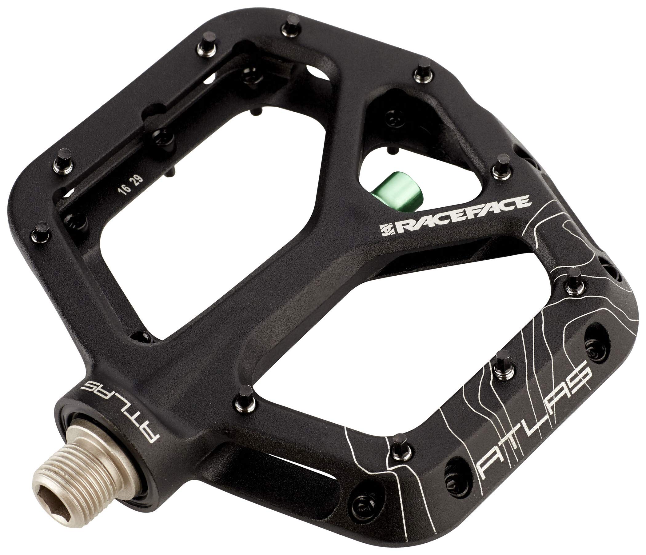 Race Face Atlas Bike Pedals - Premium Mountain Bike Pedals for Trail & Enduro Riding - Durable MTB Pedals with Excellent Grip - Perfect for Off-Road Cycling & Mountain Biking Adventures