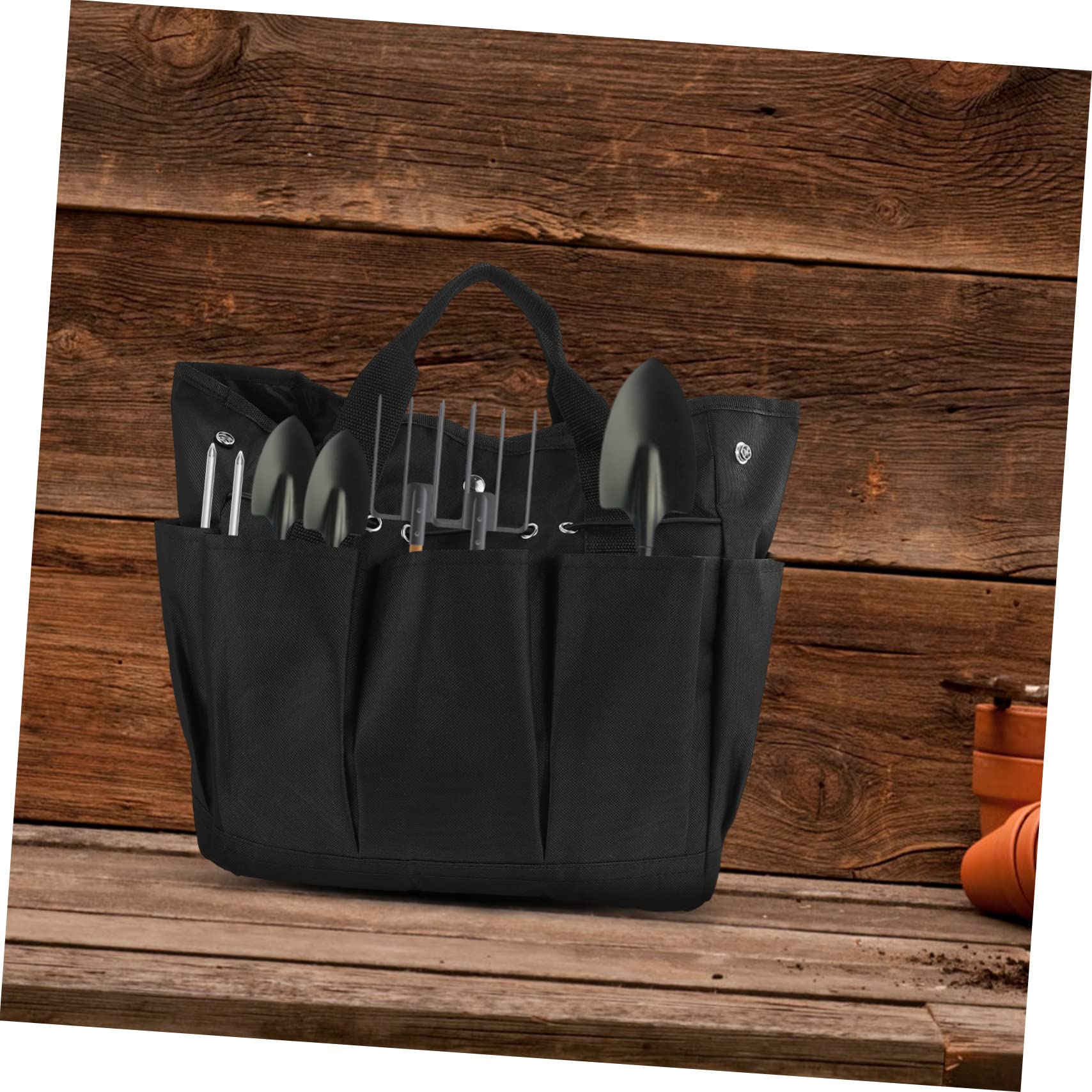 Multi-Purpose Gardening Tool Bag - Durable Canvas Garden Tote with Multiple Pockets for Hand Tools - Versatile Household Gardening Organizer for Indoor & Outdoor Use - Perfect for Planting, Weeding, and Landscaping