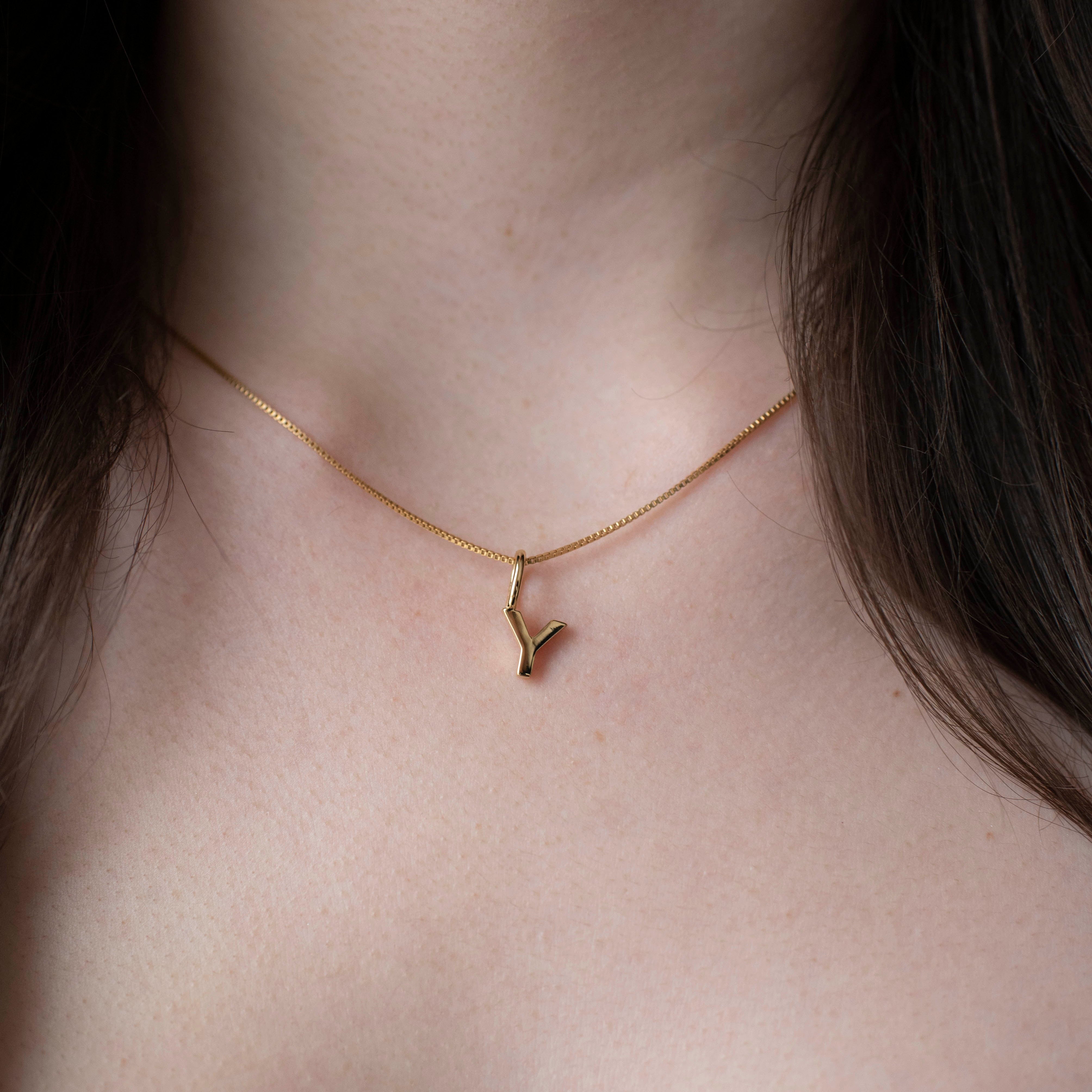 NOTABLE LETTER CHARM - Elegant Initial Pendant Necklace for Women - Perfect for Gifts, Birthdays & Everyday Jewelry