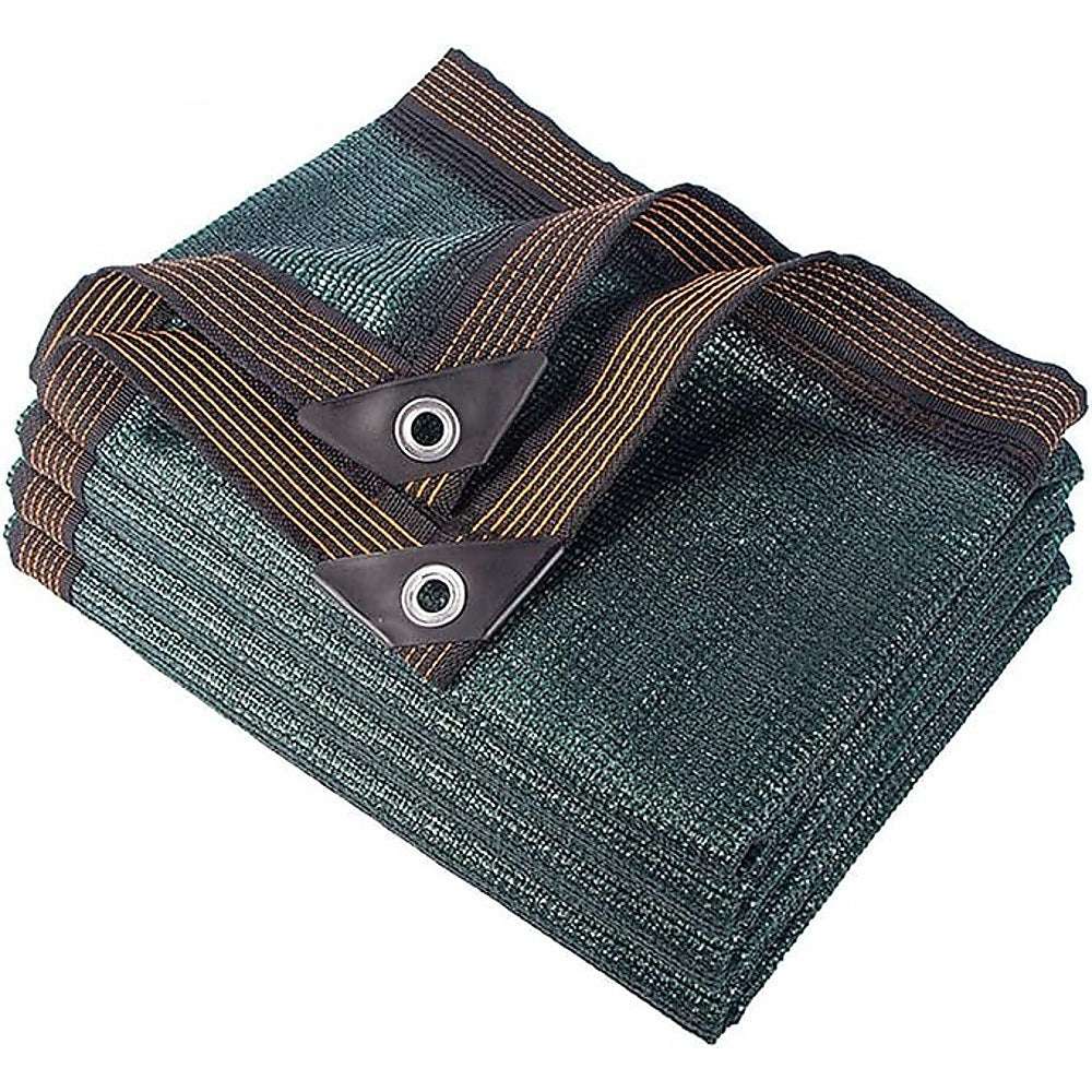 15m x 2m Dark Green Privacy Fence Windscreen - Heavy Duty Shade Cover Mesh for Garden, Backyard, and Sports Field Protection | UV Resistant & Durable Outdoor Fabric