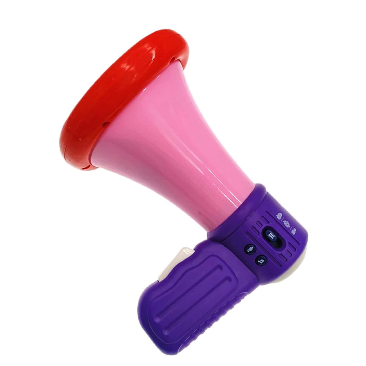 Toyvian Kids Bullhorn Speaker with Voice Changer - Cheerleading Megaphone Toy, Large Mouth Bull Horn Microphone for Children | Perfect for Cheerleading, Sports Events & Playtime Fun