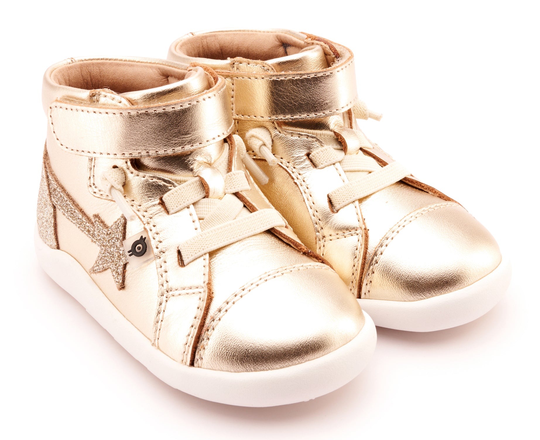 Old Soles Kids' Casual Shoes 8038 Parade - Gold & Glam Gold | Comfortable School & Play Shoes for Boys & Girls