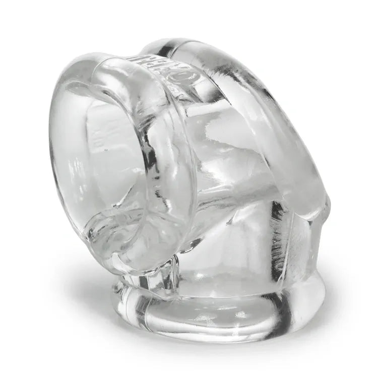 Oxballs Cocksling 2 Clear Penis Sleeve - Transparent Silicone Cock Ring for Enhanced Pleasure & Erection Support - Perfect for Couples Play, Solo Use & BDSM Scenes