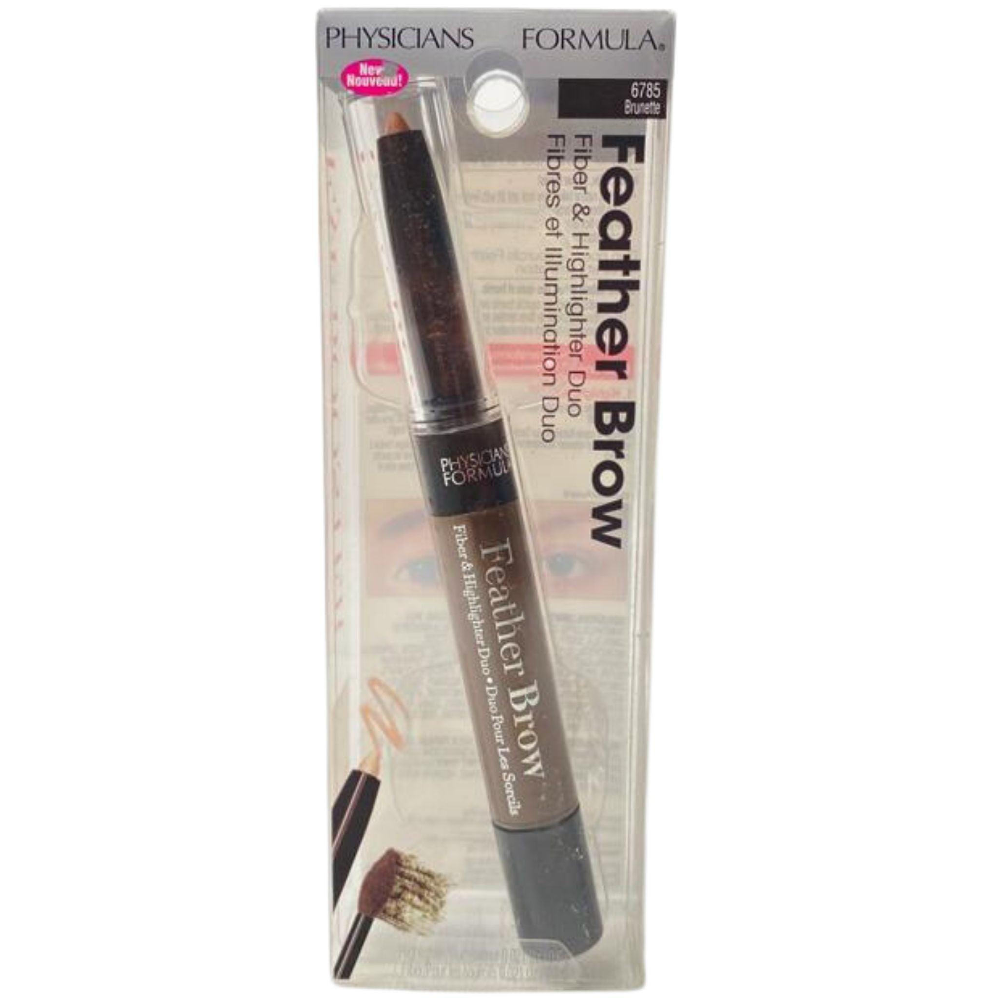 Physicians Formula Fiber & Highlighter Duo - 50 Pcs Box of False Eyelashes & Eyebrow Highlighter for Natural Look - Perfect for Daily Makeup, Special Occasions and Photo Shoots