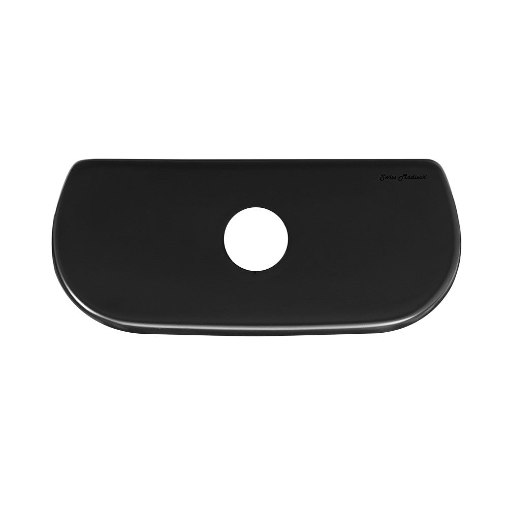 Premium Monaco Dual Flush Toilet Tank Lid - Matte Black Finish | Water-Saving Bathroom Upgrade for Modern Homes & Commercial Spaces