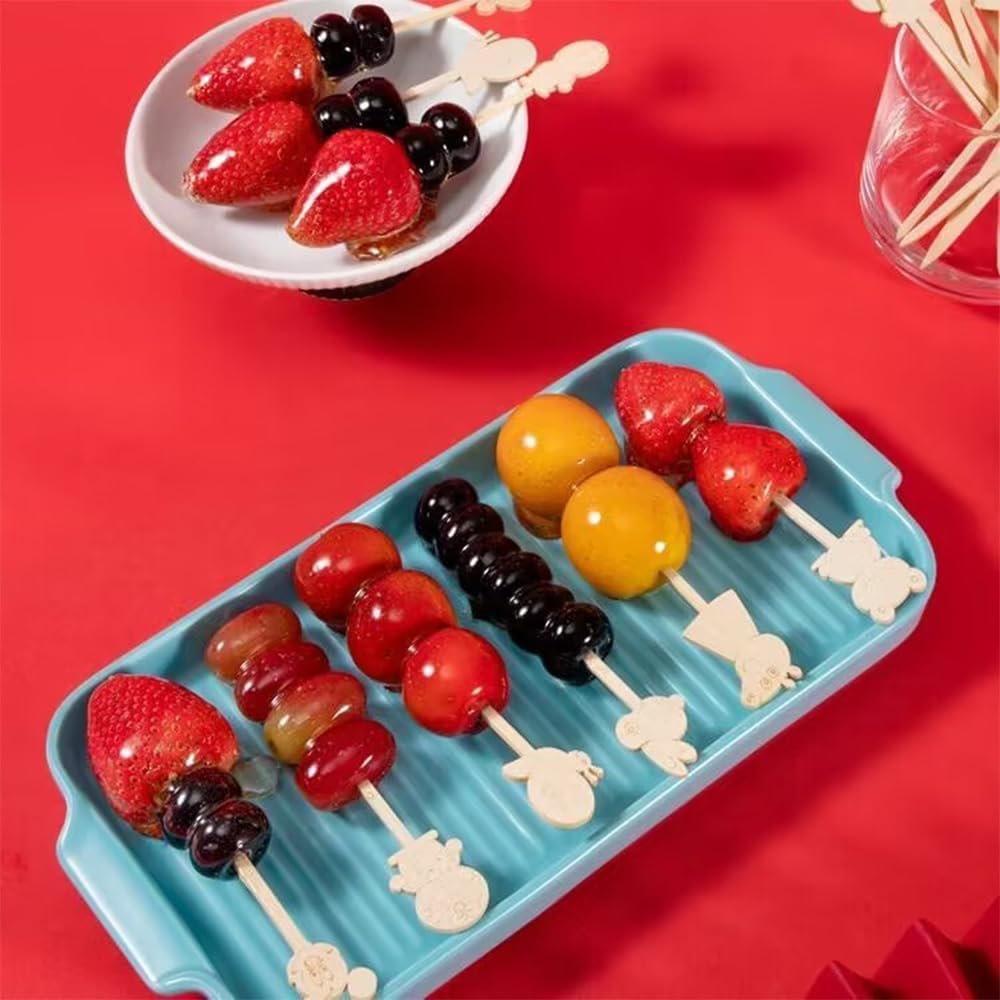 Eco-Friendly Natural Bamboo Skewers for Appetizers - 3.5
