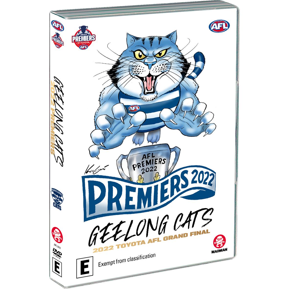 2022 AFL Premiers Geelong Cats Jersey - Official Merchandise for Fans & Supporters | Perfect for Game Day, Tailgating & Celebrations