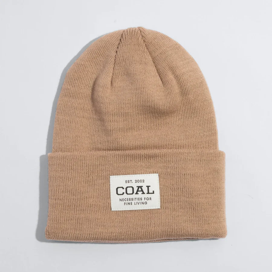 Coal 2025 Uniform Beanie - Khaki Color Winter Hat for Men & Women | Outdoor Activities, Skiing, Snowboarding, and Cold Weather Fashion