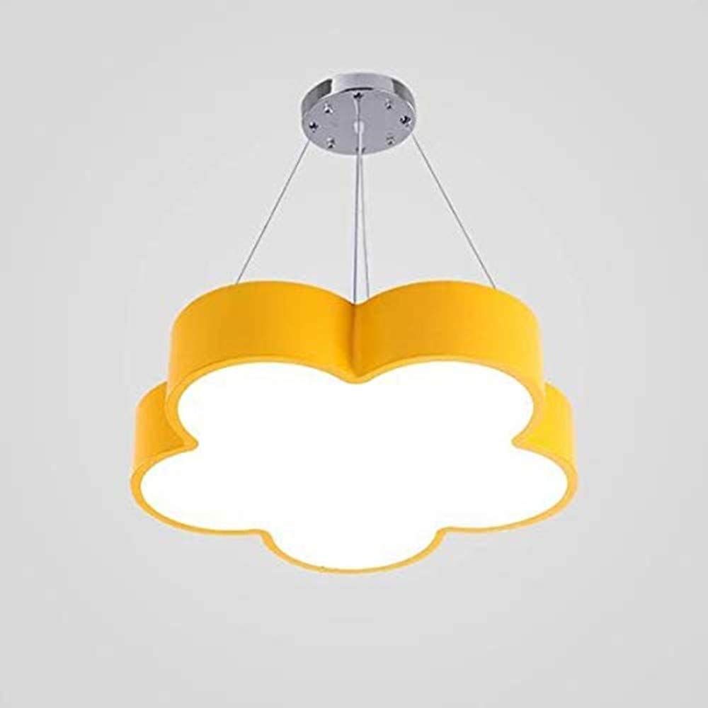 Cartoon LED Smile Face Chandelier - 18 Inch Kids Room Lighting for Girls Bedroom, Study & Playroom - Fun Ceiling Light for Children's Decor & Birthday Gifts
