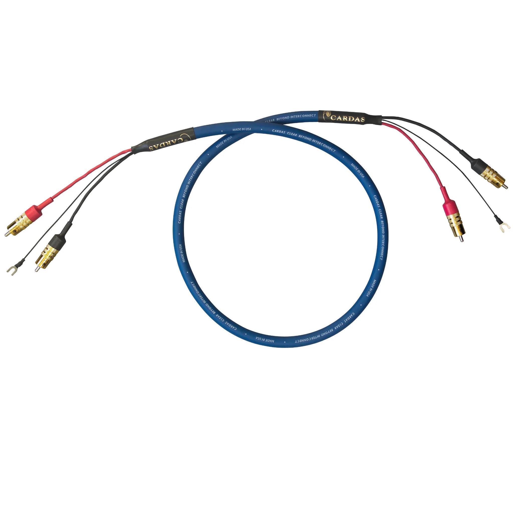 Cardas Clear Beyond High-End Phono Cable - Premium RCA Audio Cable for Turntables & Hi-Fi Systems - Perfect for Vinyl Enthusiasts & Audiophiles