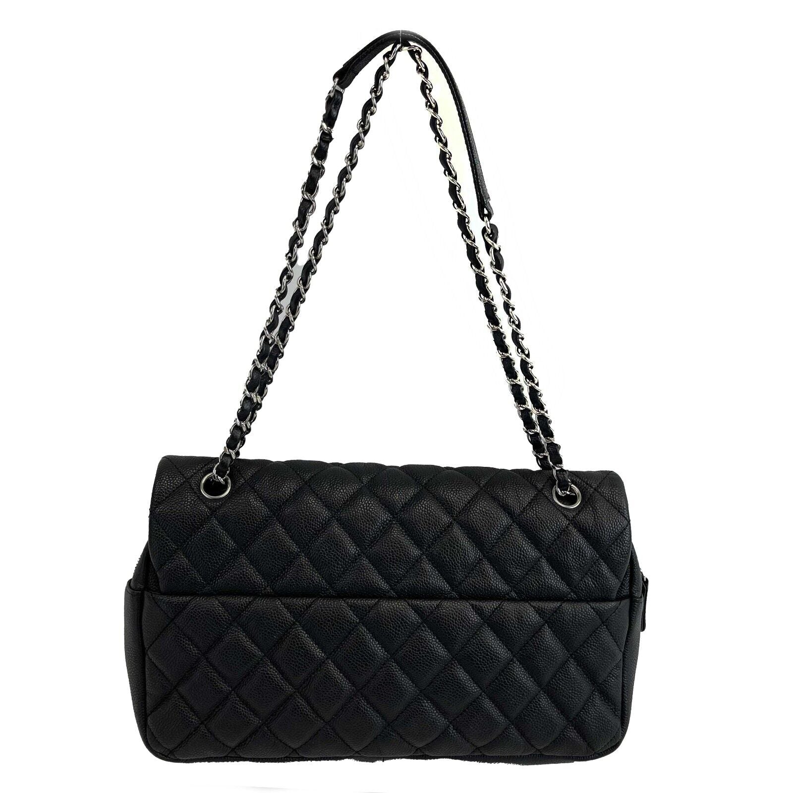 Chanel Easy Flap Bag Quilted Caviar Jumbo - Luxury Designer Handbag for Women | Perfect for Work, Evening Events & Everyday Use