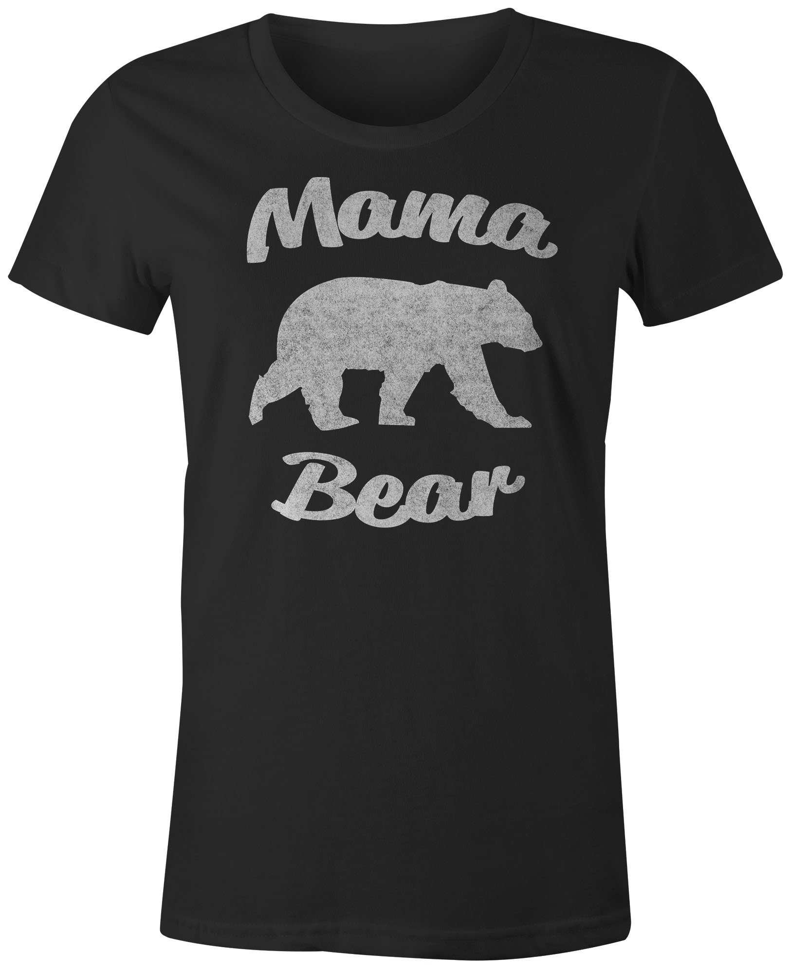 9 Crowns Women's Mommy Shark Graphic T-Shirt - Cute Casual Tee for Moms, Perfect for Family Outings, Playdates & Everyday Wear