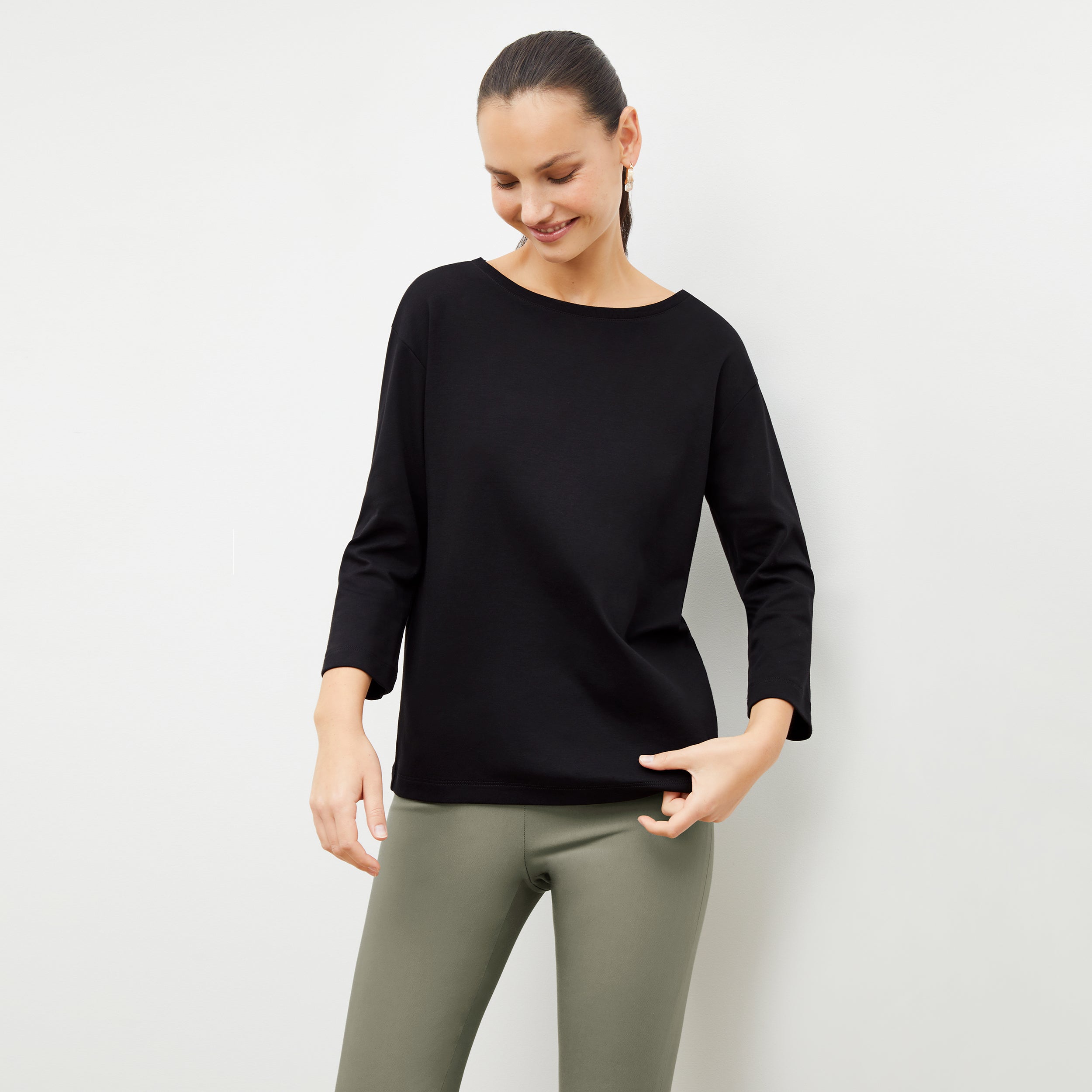 Skinny Foster PowerStretch Pants in Thyme - Comfortable & Stretchy Women's Activewear for Yoga, Running & Outdoor Adventures