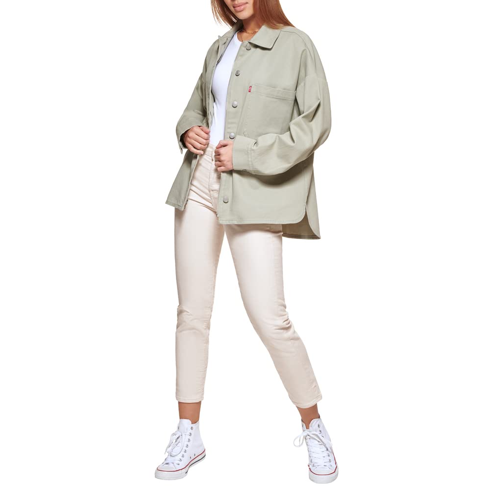 Levi's Women's Cotton Corduroy Shirt Jacket - Casual Button Down Shacket for Fall & Winter (Standard & Plus Sizes) | Perfect for Layering, Outdoor Activities & Everyday Wear
