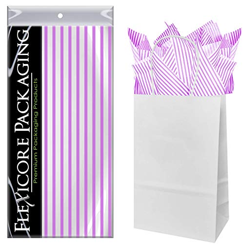 Lilac Purple Pin Stripe