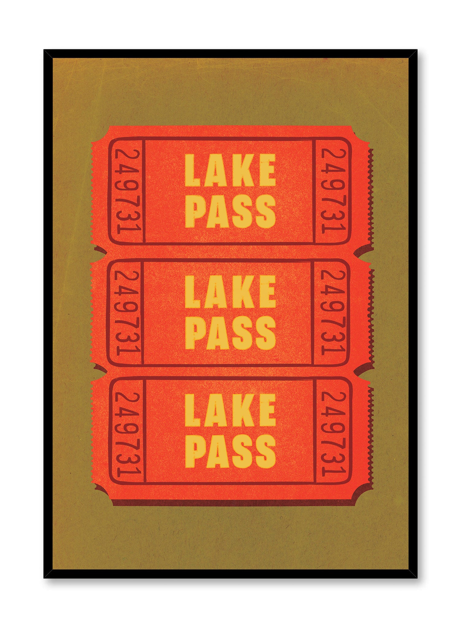 Just the Ticket - Vintage Style Movie Poster for Home Decor, Theater Room & Gift Ideas