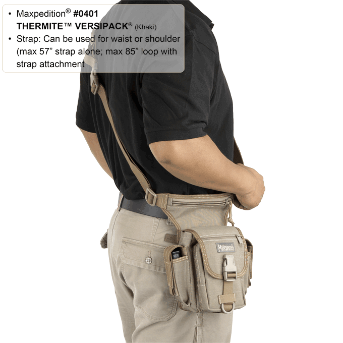 Thermite Versipack - Durable Tactical Waist Pack for Outdoor, Hiking & Travel | Water-Resistant & Multi-Pocket Design for Essentials Storage
