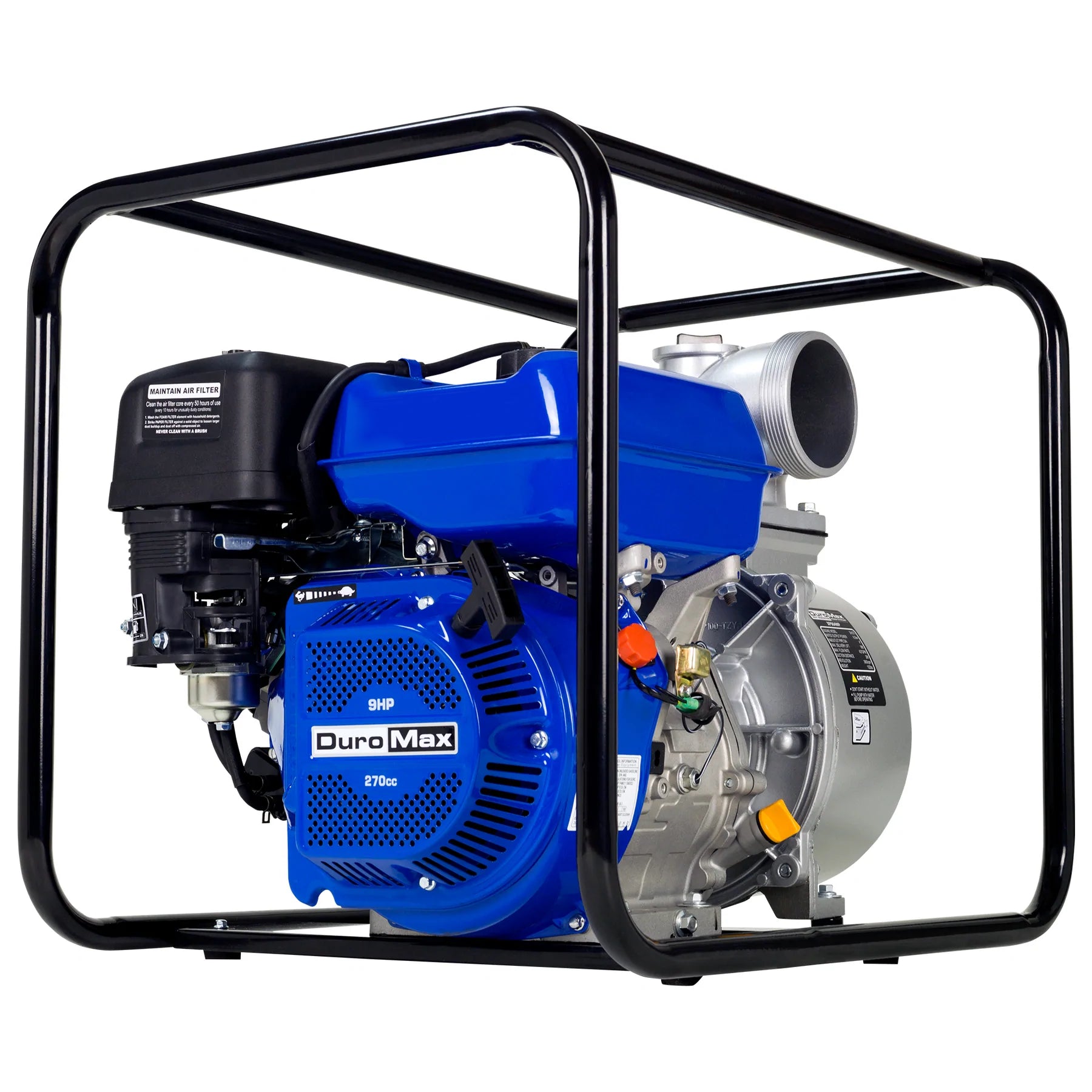 270cc 4-Inch Gasoline Engine Portable Water Pump - 427 GPM High Flow for Irrigation, Flood Control & Emergency Water Transfer